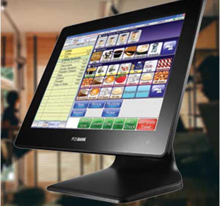 A picture of an All in One POS with SelbySoft loaded.